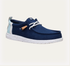 Hey Dude Wally Craft Linen NAVY BLAZER MULTI
