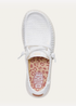 Hey Dude W Wendy Frayed Canvas SNOW WHITE