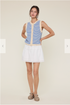 Wish List W Lace Trim Mini Skirt