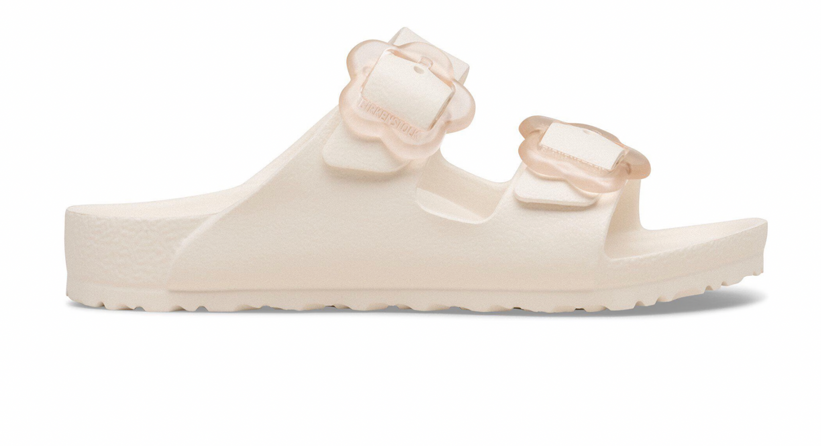 Birkenstock Kid's Arizona Flower Buckle EVA EGGSHELL