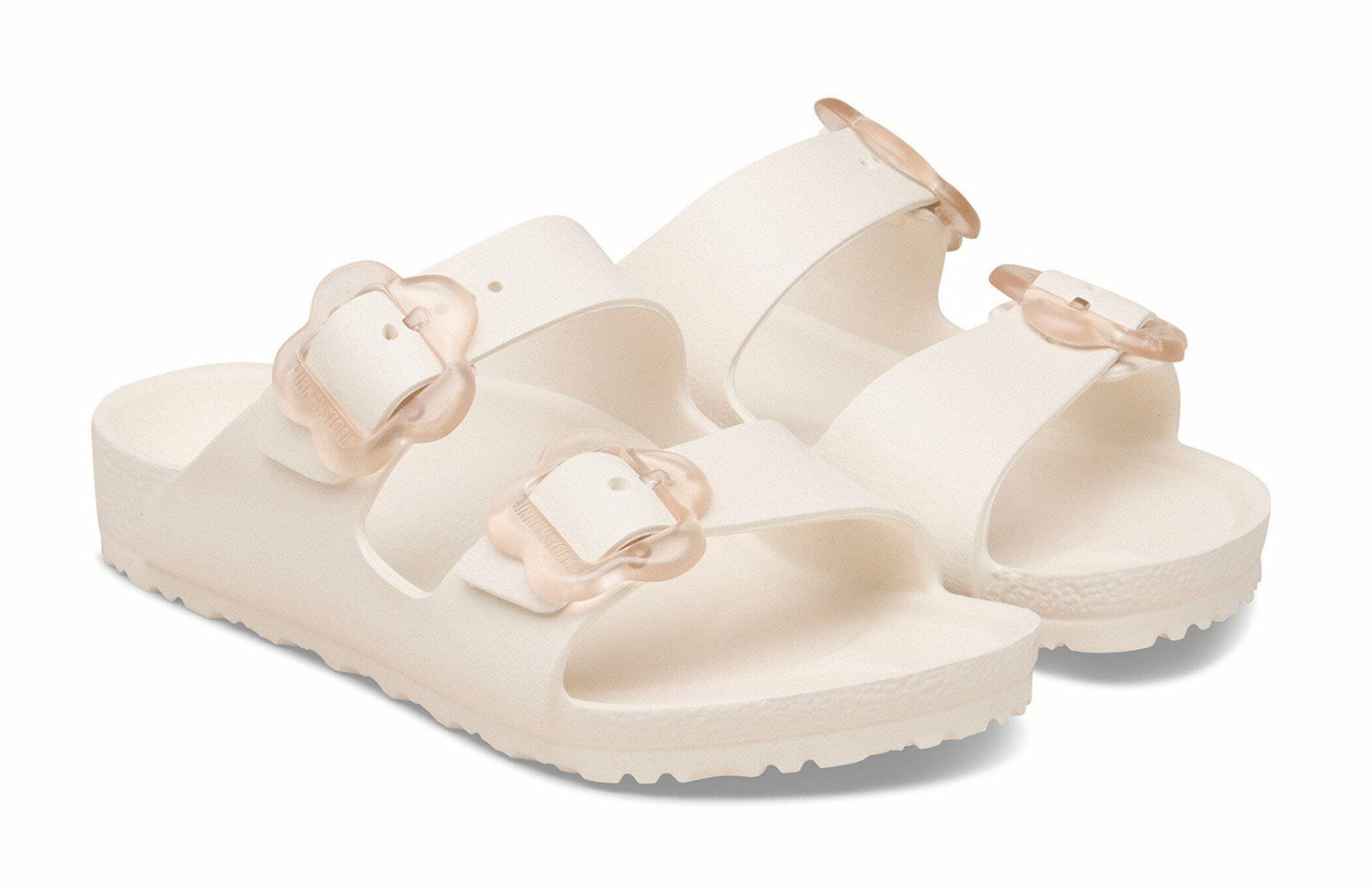 Birkenstock Kid's Arizona Flower Buckle EVA EGGSHELL