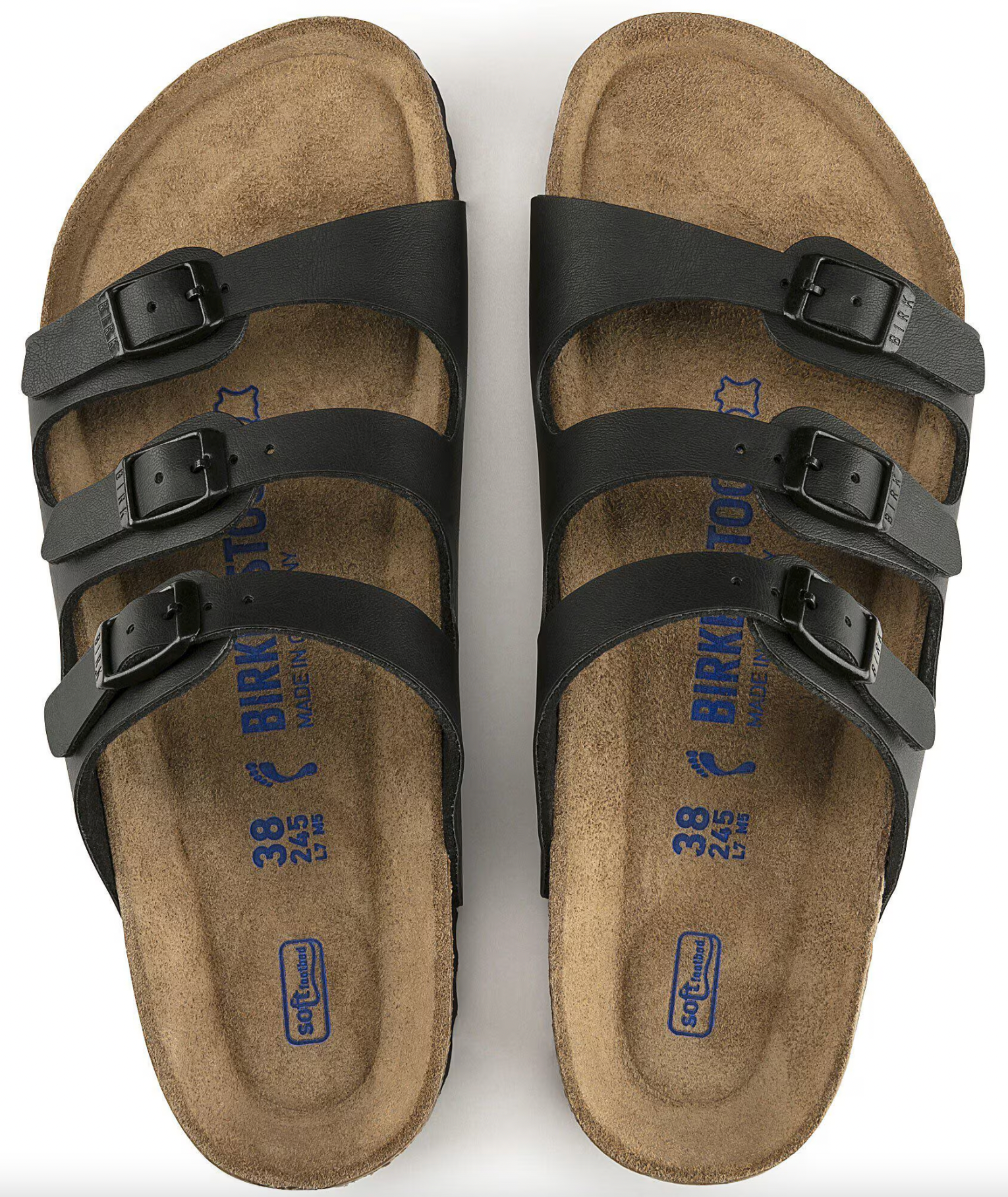 Birkenstock Florida BS Synthetic BLACK - REGULAR