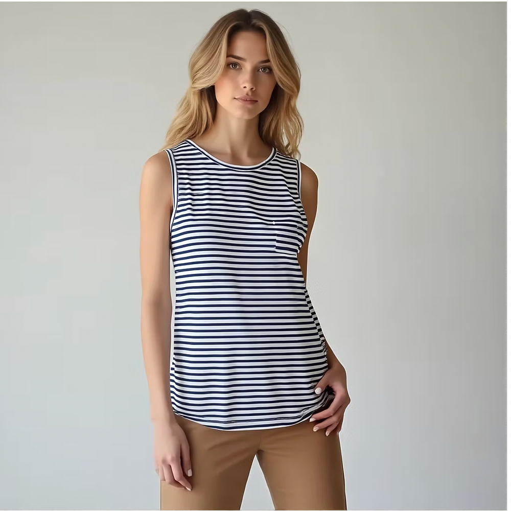 North River W Meadow Tank POSEIDON STRIPE