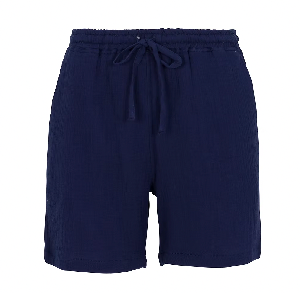 North River W Thistle Crinkle Drawstring Shorts POSEIDON