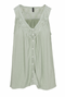 North River W Saratoga Crochet Sleeveless AQUA GRAY