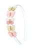Lilies & Roses Butterflies Shimmer Headband PINK