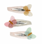 Lilies & Roses Butterflies Shimmer Snap Clips