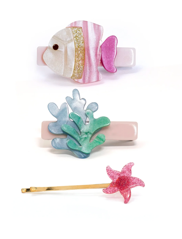Lilies & Roses Fish Under the Sea Hair Clip