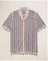 Flag & Anthem M SS Acworth Button Front Sweater RED/WHITE/BLUE