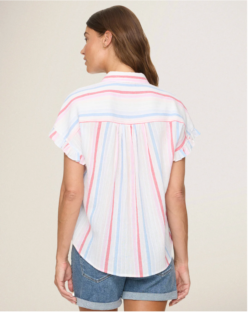Flag & Anthem W Roseville Dolman MULTI STRIPE