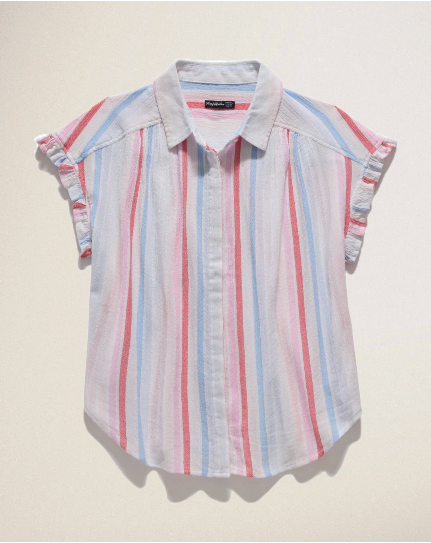 Flag & Anthem W Roseville Dolman MULTI STRIPE