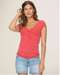 Flag & Anthem W SS Malia Henley RED