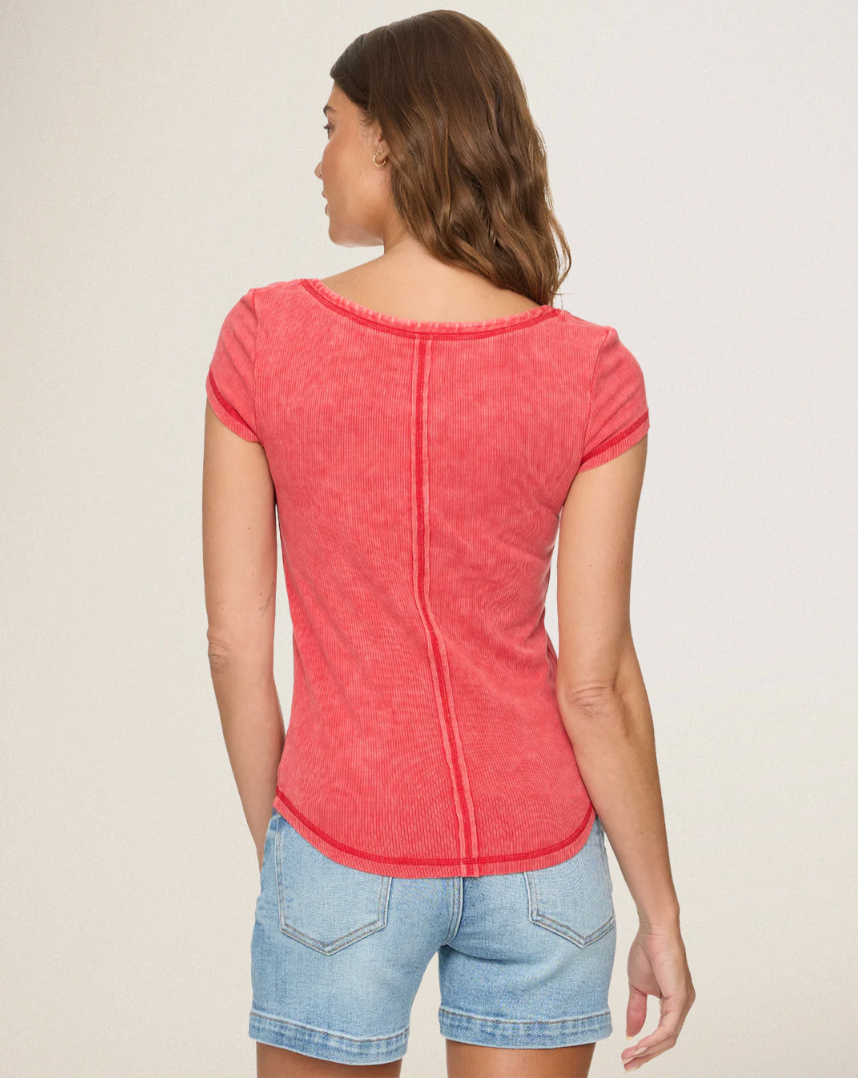 Flag & Anthem W SS Malia Henley RED