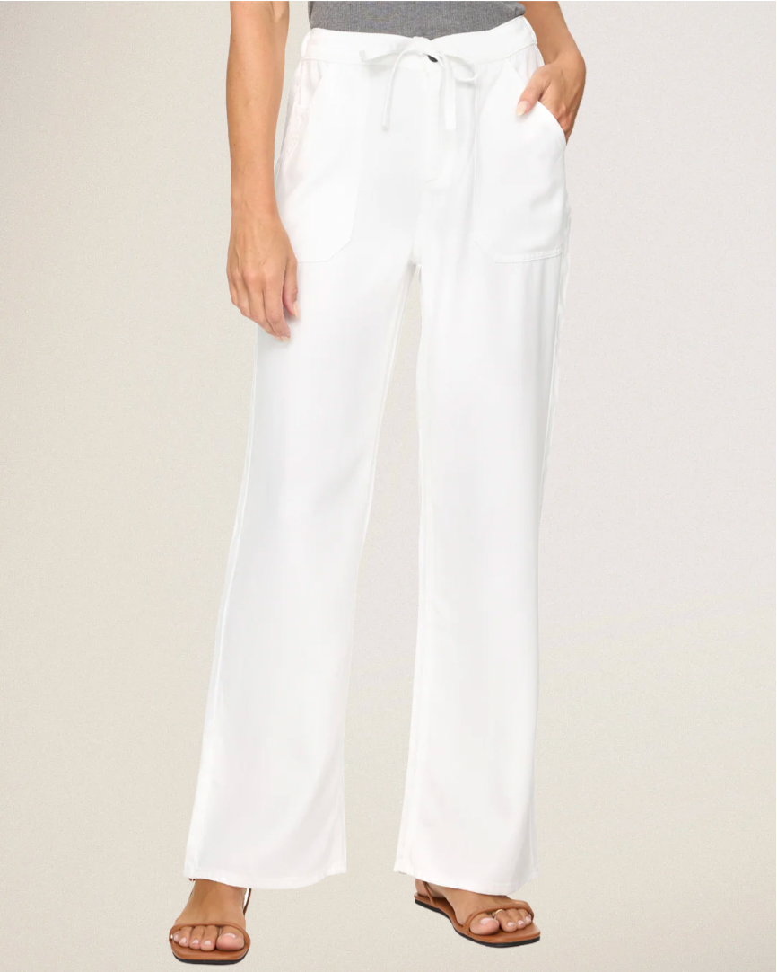 Flag & Anthem W Bluffton Wide Leg Pull On Pant WHITE