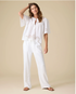 Flag & Anthem W Bluffton Wide Leg Pull On Pant WHITE
