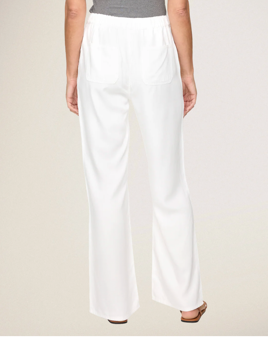 Flag & Anthem W Bluffton Wide Leg Pull On Pant WHITE
