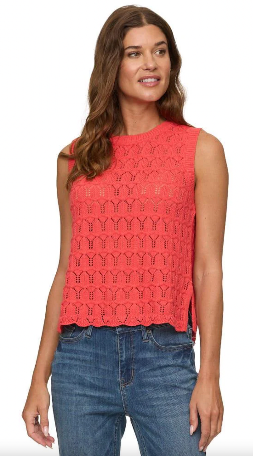 Flag & Anthem W Dale Sweater Tank RED