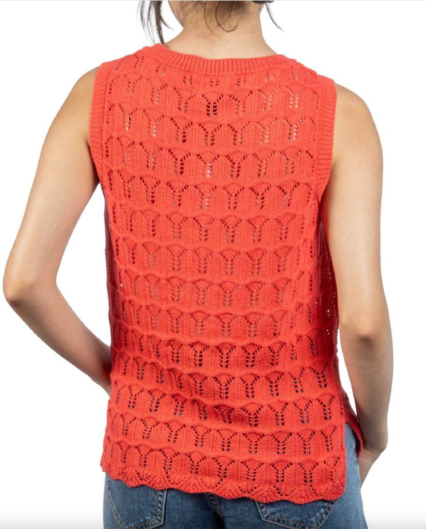 Flag & Anthem W Dale Sweater Tank RED