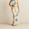 Rhythm W Blanca Floral Bias Cut Maxi Skirt OLIVE