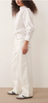 Rhythm W Cece Contrast Stitch Denim Jean ECRU