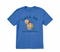 Life Is Good M SS Crusher Call Me Old Fashioned Tee ATHLETIC BLUE
