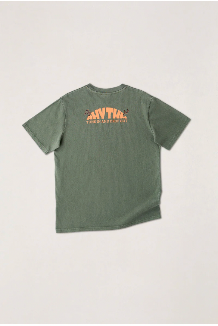 Rhythm M SS Portico Vintage Tee FOREST