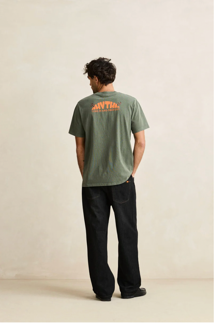 Rhythm M SS Portico Vintage Tee FOREST