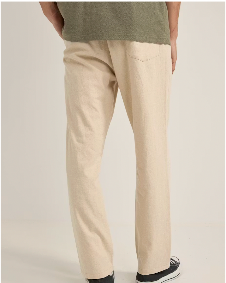Rhythm M Linen Jam Pant BONE