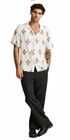 Rhythm M SS Bouquet Shirt NATURAL