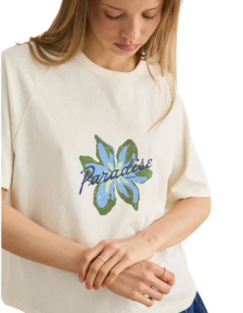 Rhythm W SS Paradiso Tee WHITE