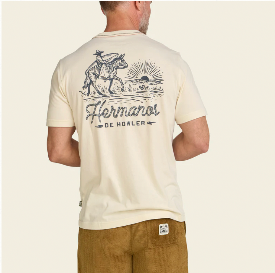 Howler Bros M SS Sunset Rider Tee NATURAL