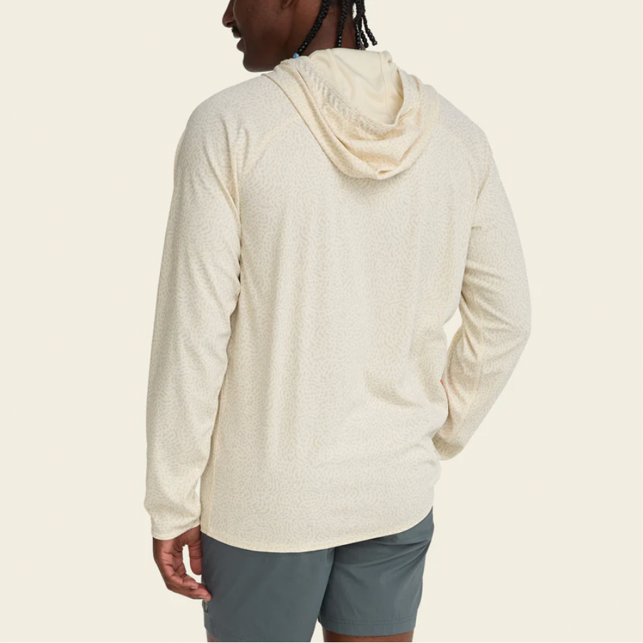 Howler Bros M Loggerhead Hoodie POND PATTERN BONE