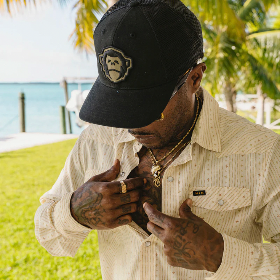 Howler Bros Trucker Hat El Mono BLACK