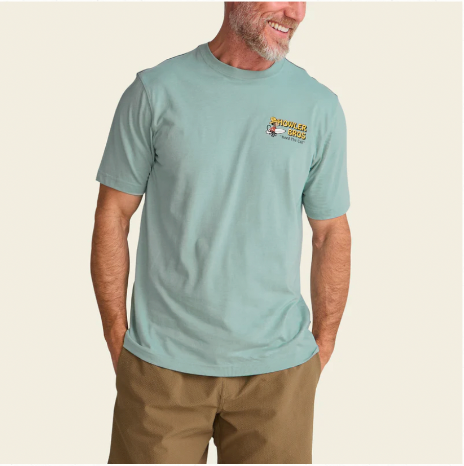 Howler Bros M SS El Monito Surfs Tee RIVIERA BLUE