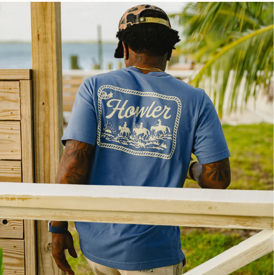 Howler Bros M SS Howler Posse Tee BLUE HORIZON