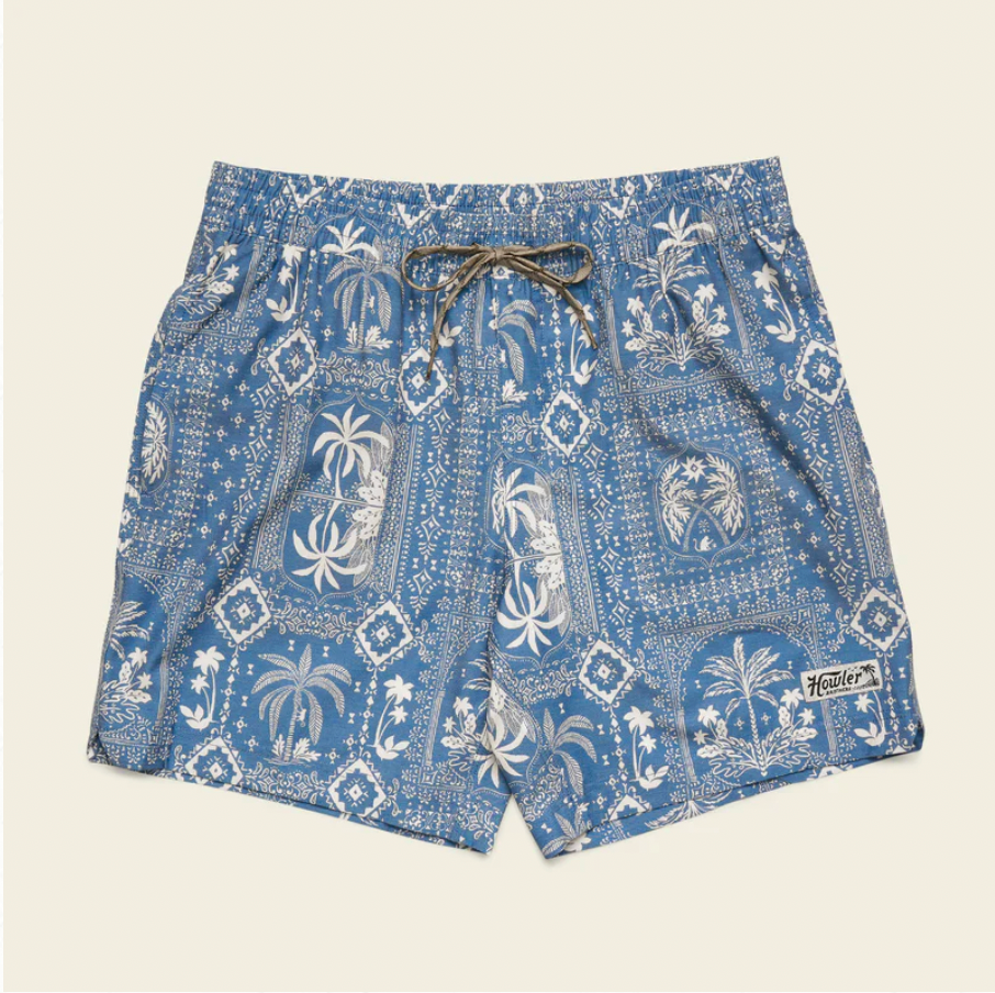 Howler Bros M Deep Set Boardshort PALMETTO PROPHECY STORM BLUE