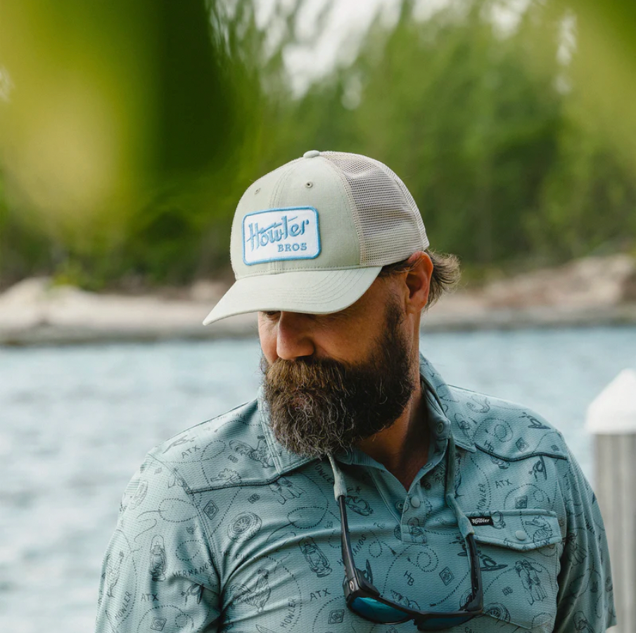 Howler Bros Howler Electric Standard Trucker Hat SEAFOAM / WHITE