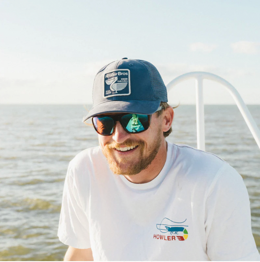 Howler Bros Pelican Postage Standard Trucker Hat STEEL BLUE