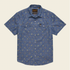 Howler Bros M SS H Bar B Snapshirt BOUQUETS WASHED INDIGO