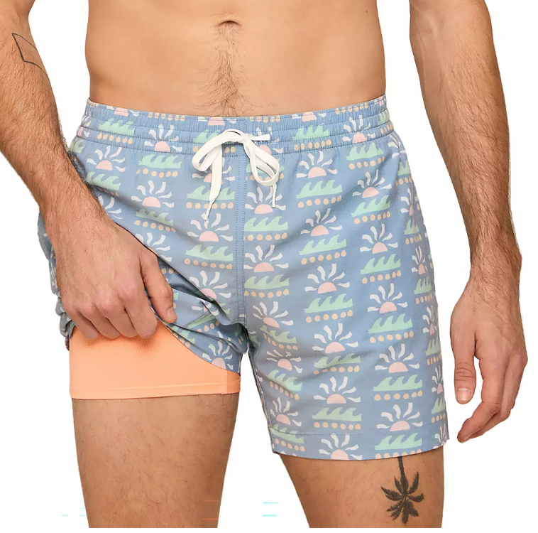 Chubbies M 5.5" Classic Lined Swim Trunk THE EASYGOERS GRAY