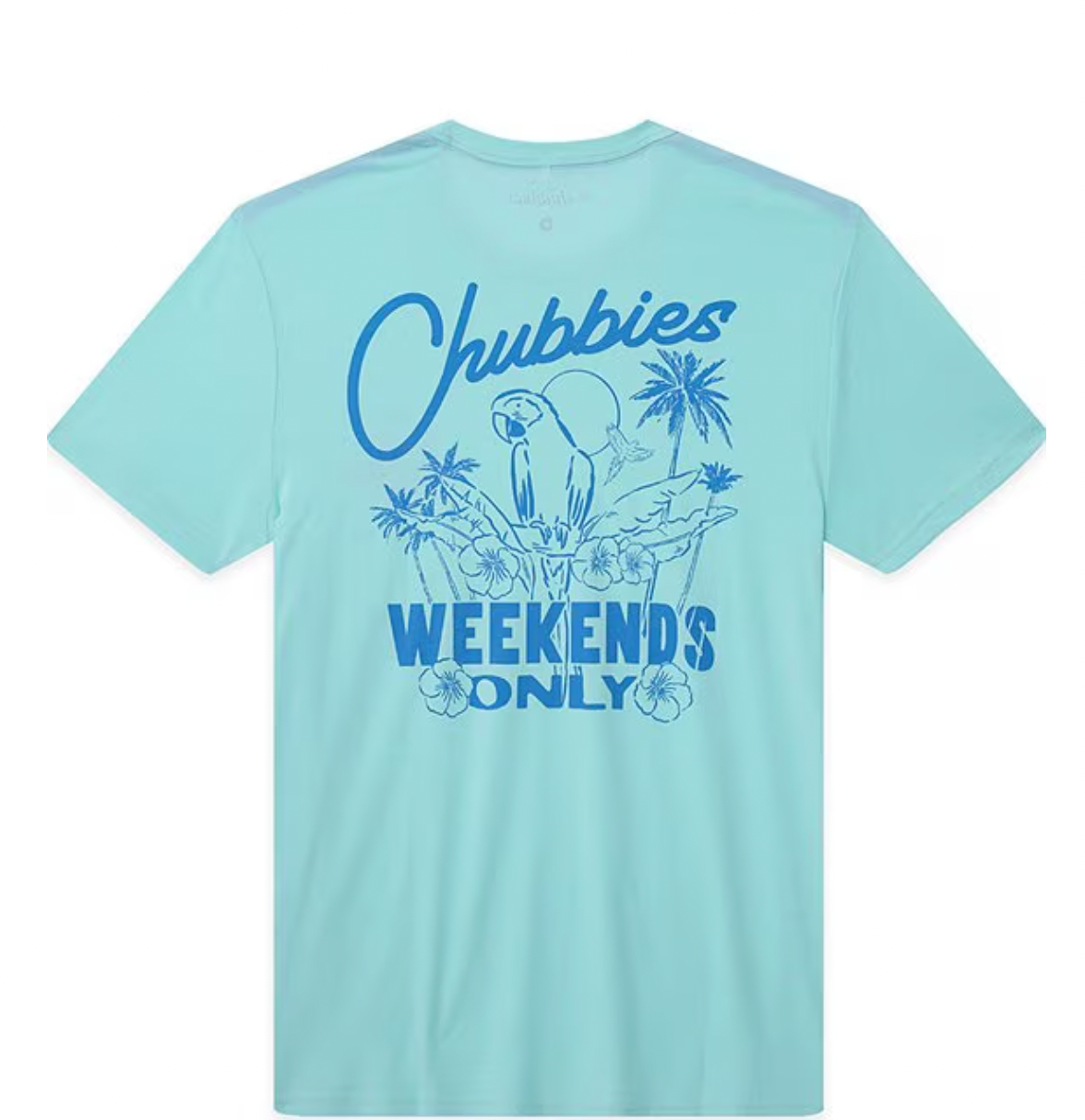 Chubbies M SS Graphic Tee THE WEEKENDS ONLY TEAL