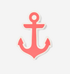 Bogg Bag Bogg Bits 2.0 CORAL ANCHOR