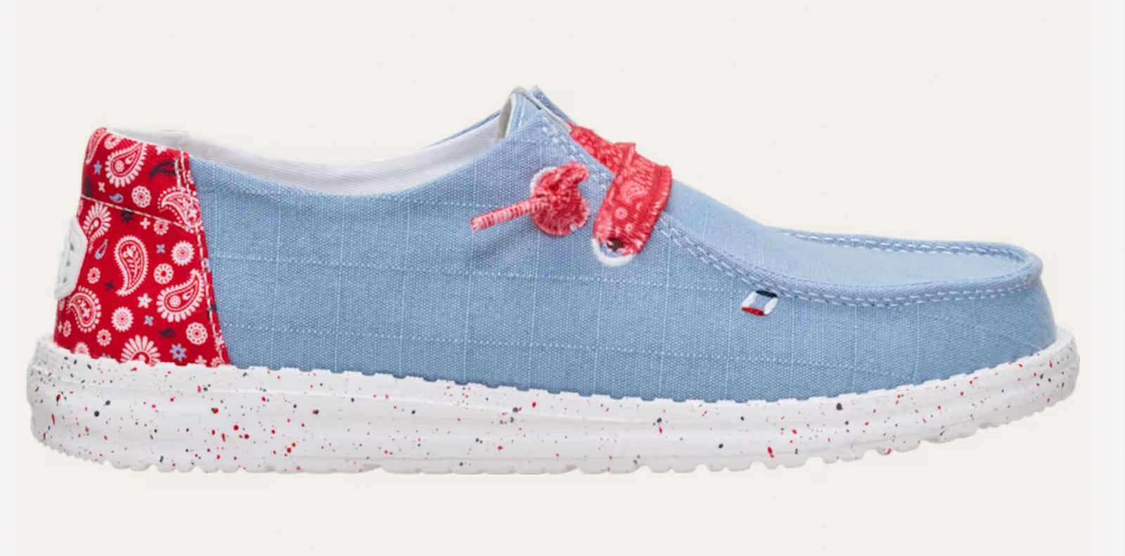Hey Dude W Wendy Americana Paisley FADED DENIM MULTI