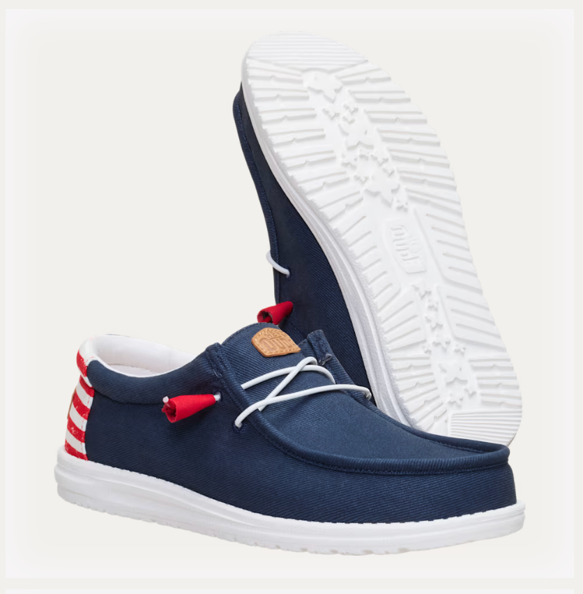 Hey Dude M Wally Americana NAVY BLAZER / MULTI