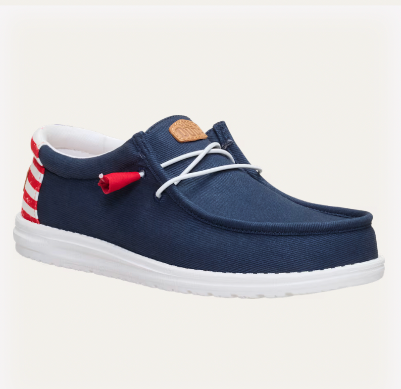 Hey Dude M Wally Americana NAVY BLAZER / MULTI