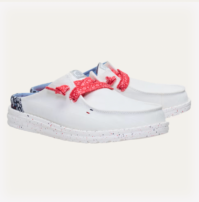 Hey Dude W Wendy Slip Americana Paisley WHITE / MULTI