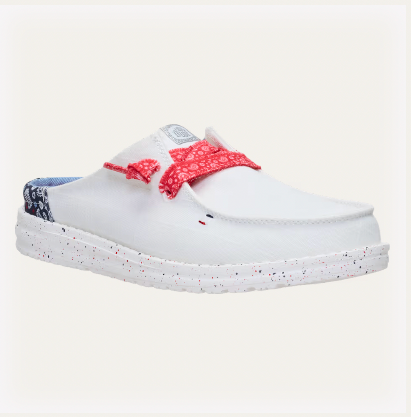 Hey Dude W Wendy Slip Americana Paisley WHITE / MULTI