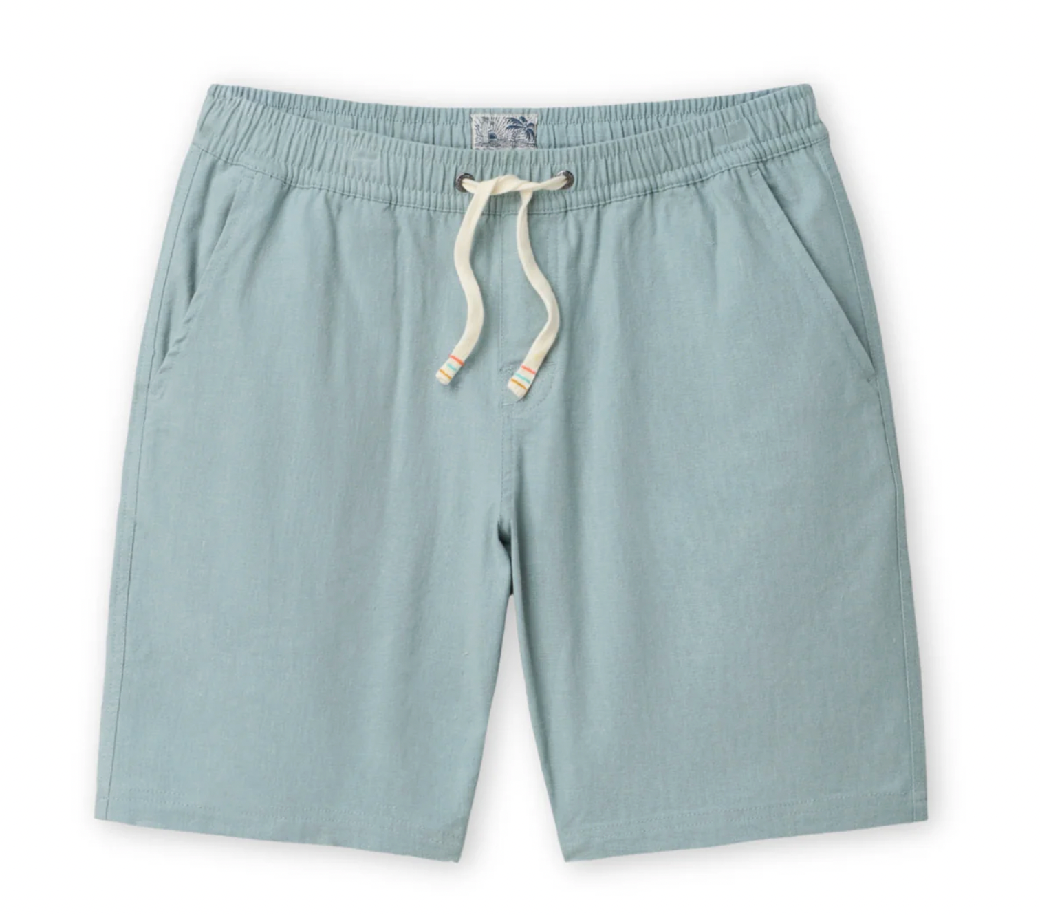 Baja Llama M Linen Shorts TOO BREEZYS - AQUA FADE
