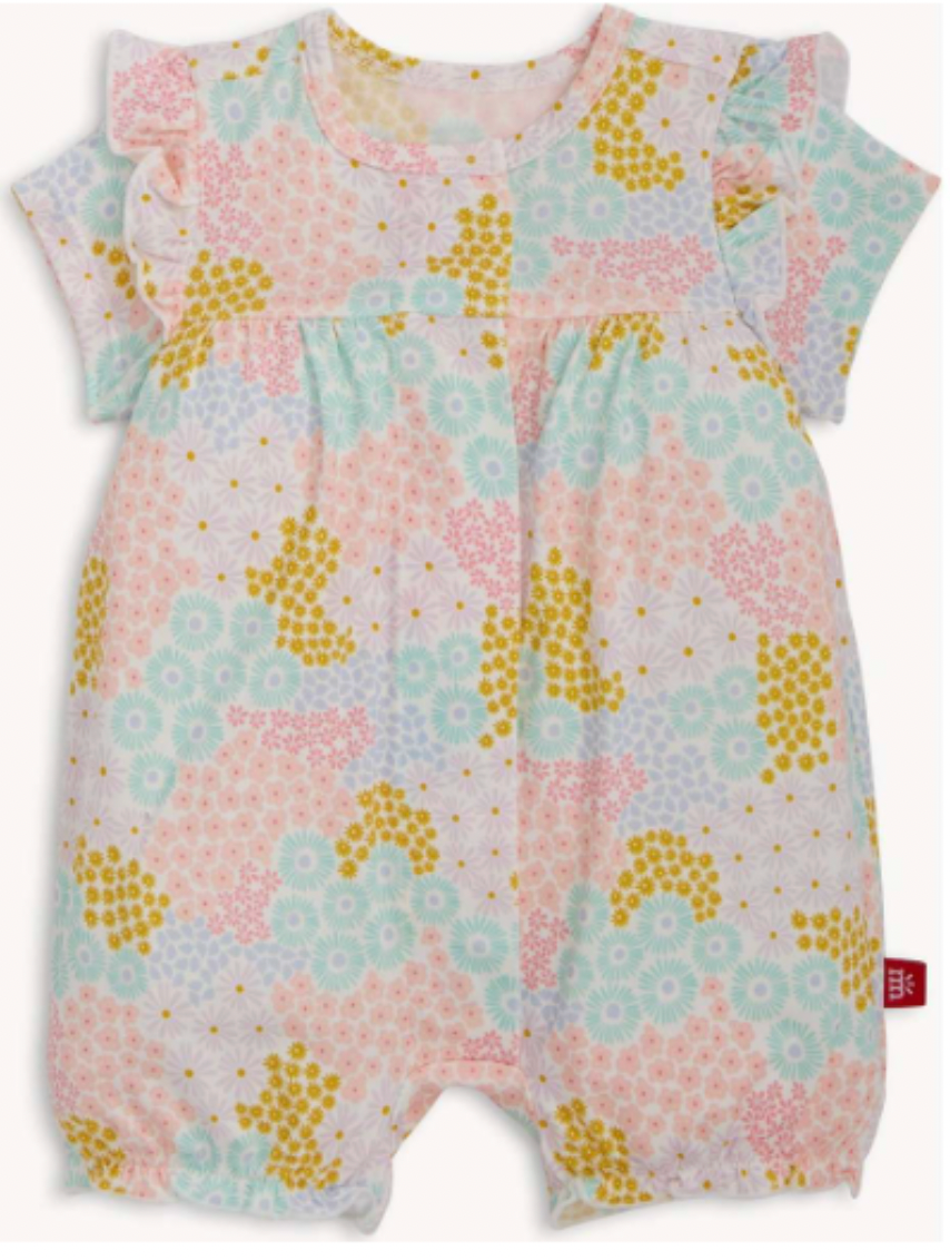 Magnetic Me Modal Ruffle Sleeveless Romper HARPER