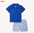 Magnetic Me Cotton Tee + Short Set SEERSUCKER STRIPE